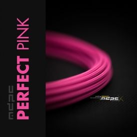 MDPC-X Classic Small Cable Sleeving, Perfect-Pink, 25-foot