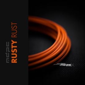 MDPC-X Classic Small Cable Sleeving, Rusty Rust, 25-foot