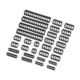 MOD-ONE Chamfered Cable Comb Kit, 30 Piece, Closed