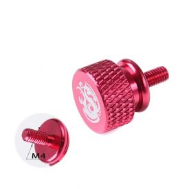 Bitspower Thumb Screw with Logo, Size M4, Deep Red