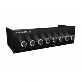 Lamptron Fan Controller FC-8, Black Panel