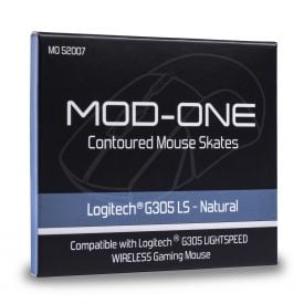 MOD-ONE Contoured Mouse Skates for Logitech G305 Lightspeed, Natural