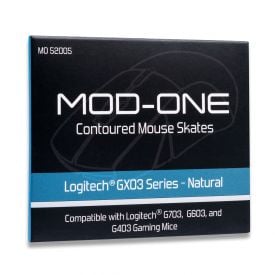 MOD-ONE Contoured Mouse Skates for Logitech GX03 Series, Natural