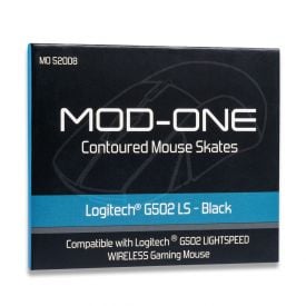 MOD-ONE Contoured Mouse Skates for Logitech G502 LS, Black