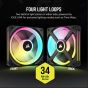 corsair-icue-link-qx120-rgb-120mm-pwm-pc-fans-starter-kit-with-icue-link-system-hub-0310co012201on (Alt3 Image)