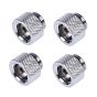 Alphacool HF G1/4" Male to Female Extender Fitting, 10mm, 4-pack