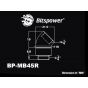 bitspower-g14-male-to-female-extender-fitting-45-degree-rotary-matte-black-2-pack-0360bp026825on (Alt5 Image)