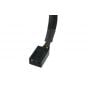 phobya-y-cable-3-pin-to-4x-3-pin-60cm-sleeved-black-0430ph011401on (Alt2 Image)