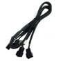 phobya-y-cable-3-pin-to-4x-3-pin-60cm-sleeved-black-0430ph011401on