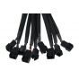 phobya-y-cable-3-pin-to-9x-3-pin-60cm-sleeved-black-0430ph014401on (Alt1 Image)