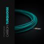 mdpc-x-classic-small-cable-sleeving-carbon-turquoise-25-foot-0440mp020711on