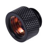 Alphacool HF G1/4" Male to Female Extender Fitting, 10mm, Deep Black