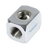 Alphacool HF 3-way Connection Terminal, Chrome