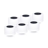 Alphacool Eiszapfen PRO HardTube G1/4" Fitting, 16mm OD, White, 6-pack
