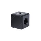 Alphacool Eiszapfen G1/4" 4-way Multi-Port Block Fitting, Acetal
