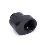 Alphacool Eiszapfen 8mm Offset Fitting Rotatable G1/4" OT to G1/4" IT, Black