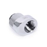 Alphacool Eiszapfen 8mm Offset Fitting Rotatable G1/4" OT to G1/4" IT, Chrome