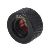 Alphacool HT 13mm G1/4" HardTube Compression Fitting, Deep Black