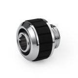Alphacool Apex Grip SoftTube Fitting, 13/10mm, Chrome