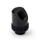 Alphacool Apex Grip 45 Degree OT/IT G1/4" Rotatable Adapter Fitting, Black