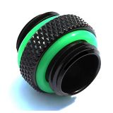 Bitspower G1/4" 5mm Male to Male Fitting, Matte Black