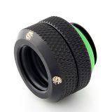 Bitspower G1/4" to Enhance Multi-Link Fitting for 12mm OD Rigid Tubing, Matte Black