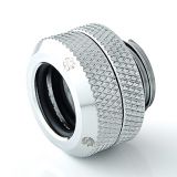 Bitspower G1/4" to Enhance Multi-Link Fitting for 12mm OD Rigid Tubing, Silver Shining
