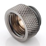 Bitspower G1/4" Male to Female Extender Fitting, 7.5mm, Black Sparkle