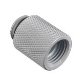 Bitspower G1/4" Male to Female Extender Fitting, 20mm, Deluxe White