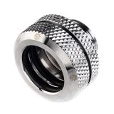 Bitspower G1/4" to Enhance Multi-Link Fitting for 14mm OD Rigid Tubing, Silver Shining