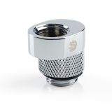 Bitspower X-cross Offset Fitting, Silver Shining