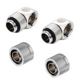 Bitspower G1/4" to 1/2" ID, OD 3/4" OD Compression Fitting and 90 Degree Rotary Extender Fitting Bundle