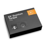 EKWB EK-Quantum Torque HDC-12 Compression Fitting for EKWB Rigid Tubing, 12mm OD, Nickel, 6-pack