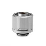 EKWB EK-Quantum Torque STC-10/16 Compression Fitting for Soft Tubing, 10/16mm (3/8" ID, 5/8" OD), Satin Titanium