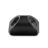 EKWB EK-Quantum Torque Static 90 Degree Fitting, Female to Female, Black