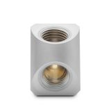EKWB EK-Quantum Torque Static 90 Degree Fitting, Female to Female, Satin Titanium