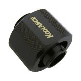 Koolance Compression Fitting for 10mm x 16mm (3/8in x 5/8in), Black
