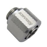 Koolance Compression Fitting for 10mm x 13mm (3/8in x 1/2in), Nickel