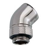 Koolance Swiveling 45 Degree Elbow Fitting, Nickel