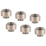 Optimus Hardline Fitting - 12mm, Nickel, 6-pack