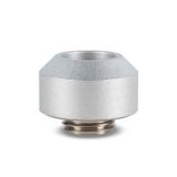 Optimus Hardline Fitting - 1/2", Satin Silver