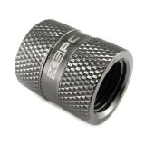 XSPC G1/4" Female to Female Rotary Fitting, Black Chrome