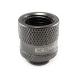 XSPC G1/4" Male to Female Rotary Fitting, Black Chrome