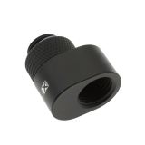 XSPC G1/4" Rotary 7mm Offset Adapter Fitting, Matte Black