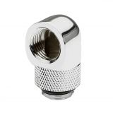 XSPC G1/4" 90 Degree Classic Rotary Fitting, Black Chrome