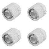 Bitspower G1/4" to 3/8" ID, OD 5/8" OD Compression Fitting for Soft Tubing, CC3 Ultimate, 4-pack