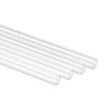 Bitspower None Chamfer PETG Link Tube, 12mm OD, 500mm, Clear, 4-pack