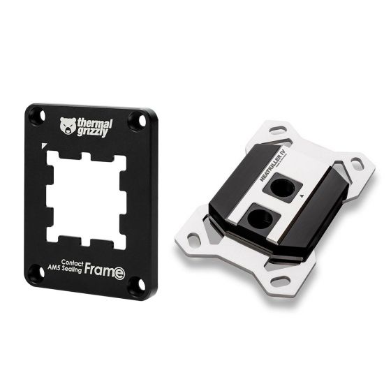 Watercool HEATKILLER IV PRO CPU Water Block (AM5) and Thermal Grizzly AM5 Contact Sealing Frame Bundle