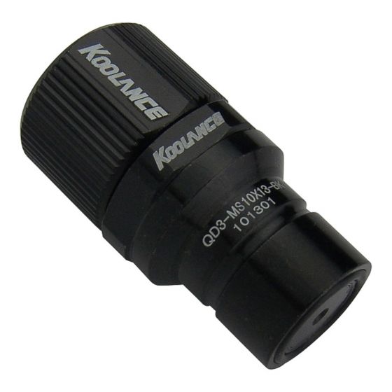 Koolance QD3 Male Quick Disconnect No-Spill Coupling, Compression