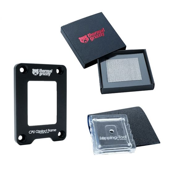thermal-grizzly-contact-frame-and-lapping-tool-for-intel's-12th-13th-and-14th-gen-processors-with-kryosheet-thermal-pad-38-x-38mm-bundle-0320tg013101cn
